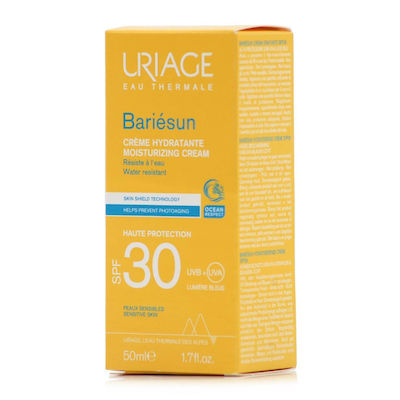 Uriage Bariesun Moisturizing Cream Αδιάβροχη Αντηλιακή Κρέμα Προσώπου SPF30 50ml