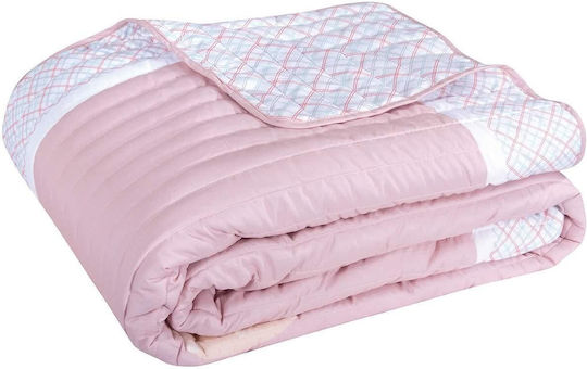 Greenwich Polo Club Kids Single Quilt Beige Pink 160x220cm