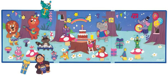 Janod Magnetic Construction Toy The Animals' Party for Children 3+ Years