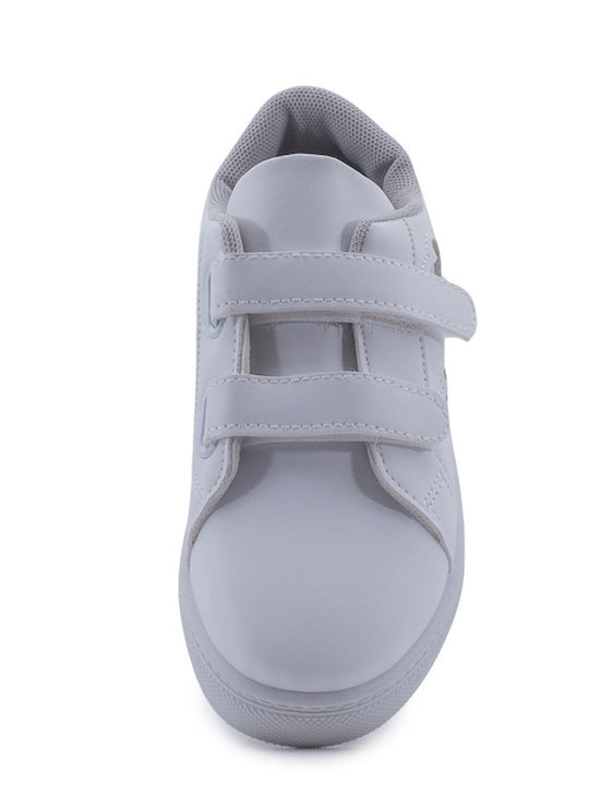 Παιδικά Sneakers με Σκρατς Λευκά