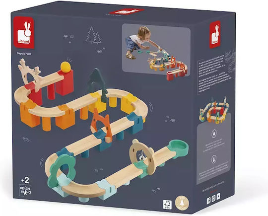 Janod Wooden Construction Toy for Children 2+ years+ Years
