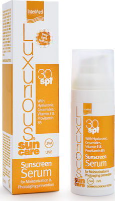 Intermed Luxurious Sunscreen Αντηλιακό Serum Προσώπου SPF30 50ml