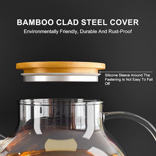 eBest Glass Teapot 1000ml eBest Glass Teapot 1000ml
