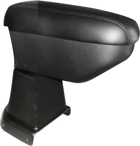 Cik Car Leather Armrest for Hyundai i20 Black