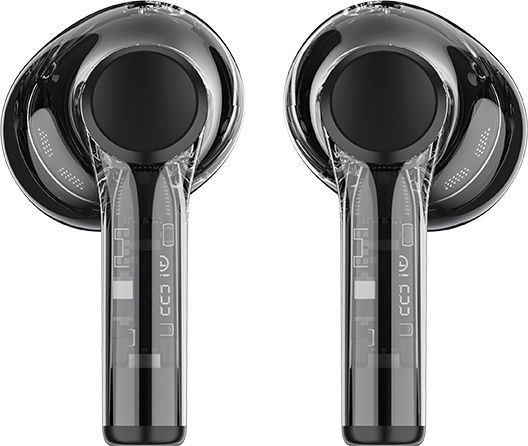 Recci Amber In-ear Bluetooth Handsfree Ακουστικά με Θήκη Φόρτισης Μαύρα