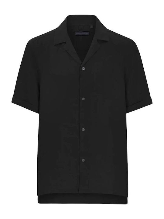 Drykorn Men's Shirt Linen Black