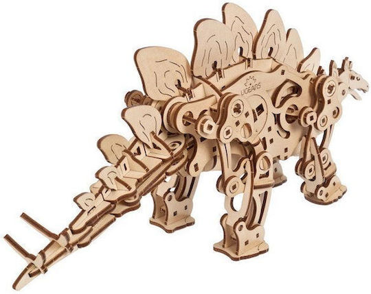 Ugears Παιχνίδι Κατασκευών Ξύλινo Στεγόσαυρος για Παιδιά 8+ Ετών