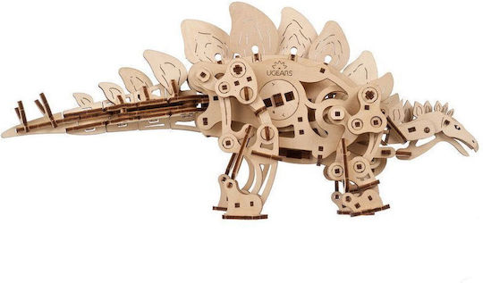 Ugears Παιχνίδι Κατασκευών Ξύλινo Στεγόσαυρος για Παιδιά 8+ Ετών
