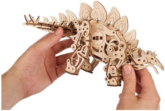 Ugears Παιχνίδι Κατασκευών Ξύλινo Στεγόσαυρος για Παιδιά 8+ Ετών