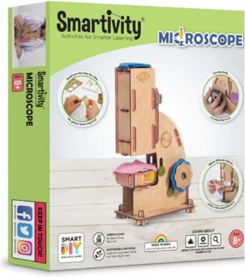 Smartivity Wooden Construction Toy Microscope for Children 8+ years old+ Years