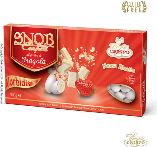 Crispo Snob Strawberry White 0,5kg ≈115pcs