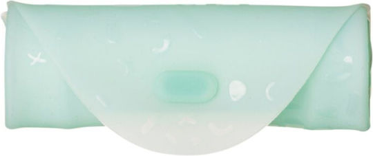 B.Box Silicone Food Container Green with Compartments 6.8x11.6cm