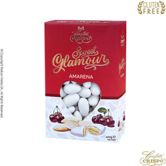 Криспо Бадемови Драже Сладък Гламур Амарена Череша 0.4кг ≈150бр