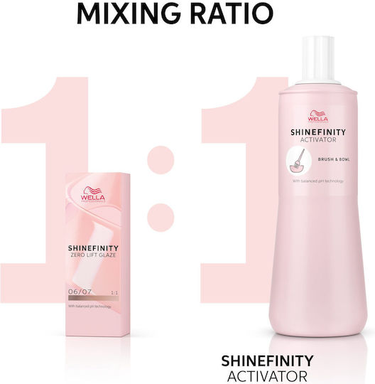 Wella Shinefinity Zero Lift Glaze Προσωρινή Βαφή Μαλλιών 010/6 Zero Lift Glaze 60ml