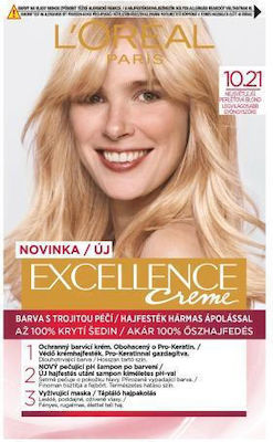 L'Oreal Paris Excellence Cream No Hair Dye 10.21 Persimmon Perle