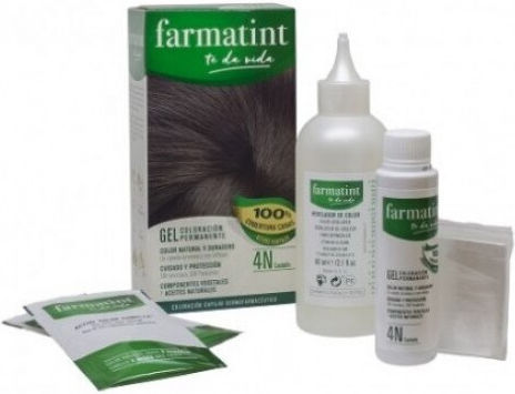 Farmatint Βαφή Μαλλιών Χωρίς Αμμωνία 4N Καστανό 150ml