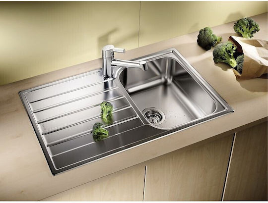 Blanco 45 S Drop-In 86x50см Сребрист Blanco 45 S Drop-In 86x50см Сребрист