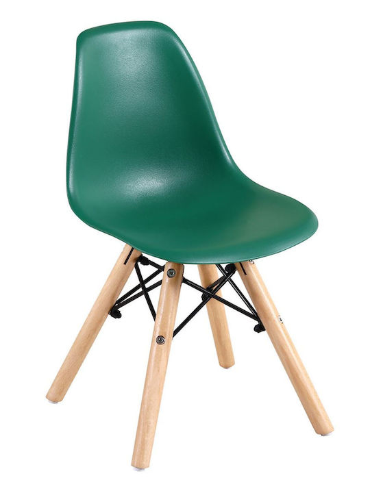 Scaun Art Wood Kid Verde ΕΜ123,ΚG 32x34x57buc 1buc