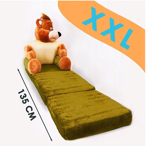 Fotoliu Pentru Copii Bear Verde 45x45x90cm