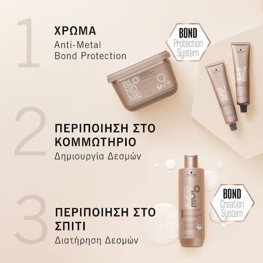 Schwarzkopf Blondme Aufhellungsfarb Toner L-Ash 60ml
