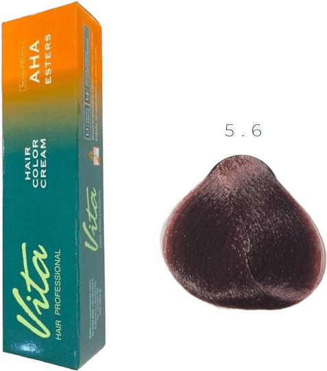 Haarfärbemittel 5.6 - Hellbraunes Rot 60ml