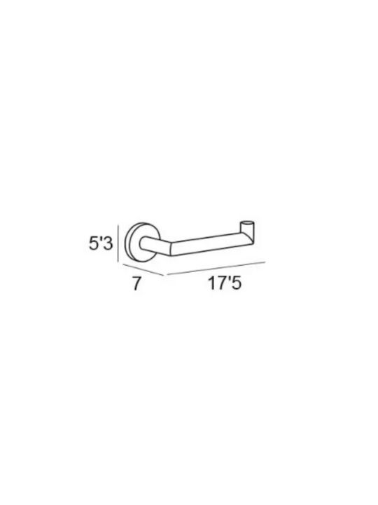 Imex Wandmontiert Papierhalter Metallisch Gold