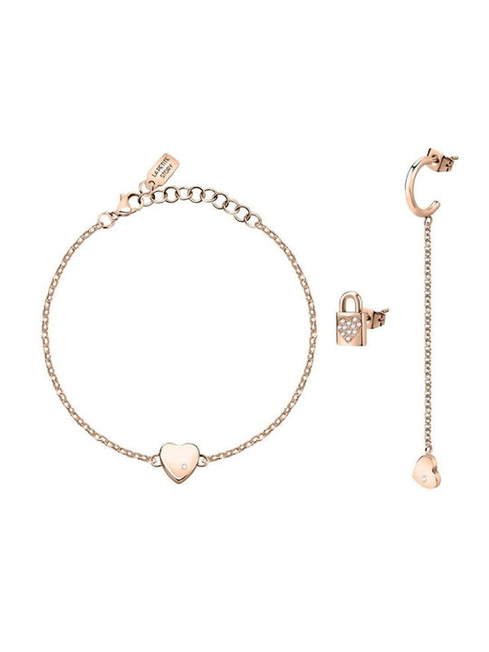 La Petite Story Steel Set Bracelet & Earrings