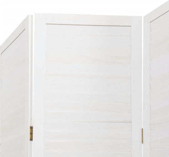vidaXL Dekorativer Raumteiler Hölzernes mit 4 Paneelen 140x180cm