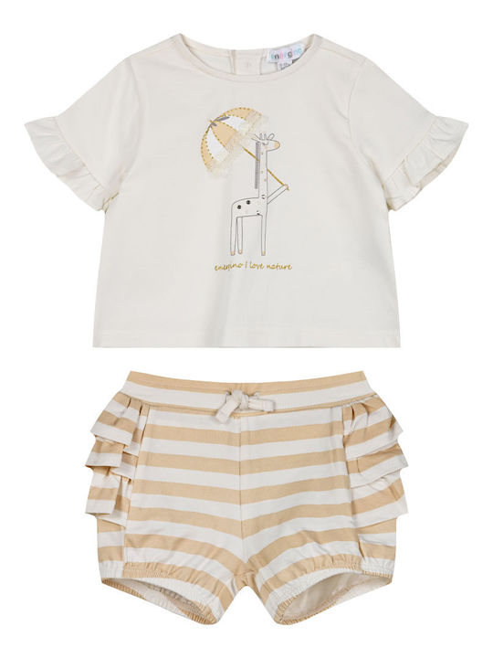 Energiers Kinder Set mit Shorts Sommer 2Stück Stripes