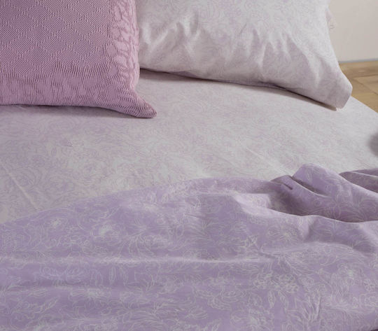 Nef-Nef Homeware Smart Line Garnet Σετ Υπέρδιπλο 4τμχ 240x270εκ. Mauve Nef-Nef Homeware Smart Line Garnet Σετ Υπέρδιπλο 4τμχ 240x270εκ. Mauve