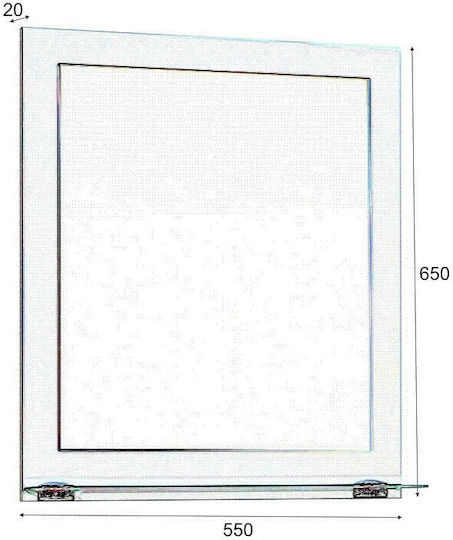 M-Mebel MM5501UN Καθρέπτης