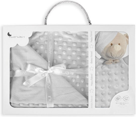 Interbaby Wickeltuch für Kinderzimmer Bear mit Tier 80x110cm 2 Stück