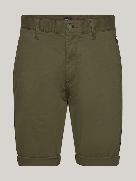 Tommy Hilfiger Ανδρική Βερμούδα Chino Olive