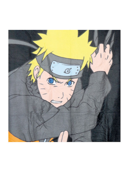Aymax Blanket Cot Naruto Fleece Black 100x140cm