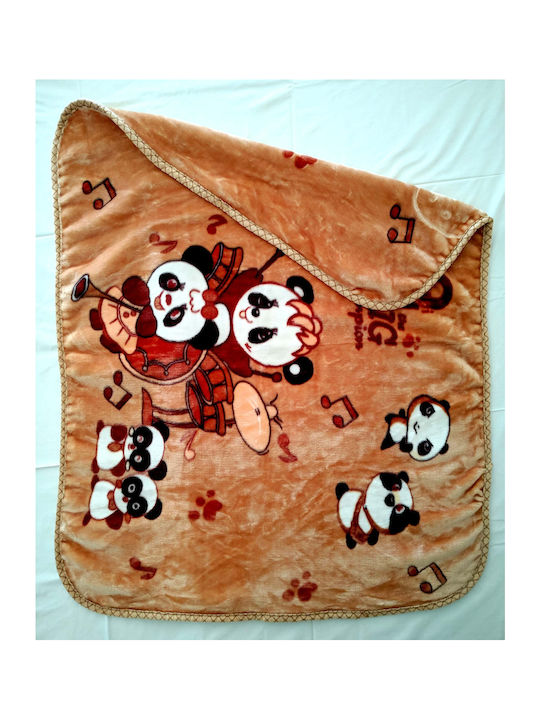 Decobebe Decke Kinderbett Big Champion Samt Beige 100x130cm