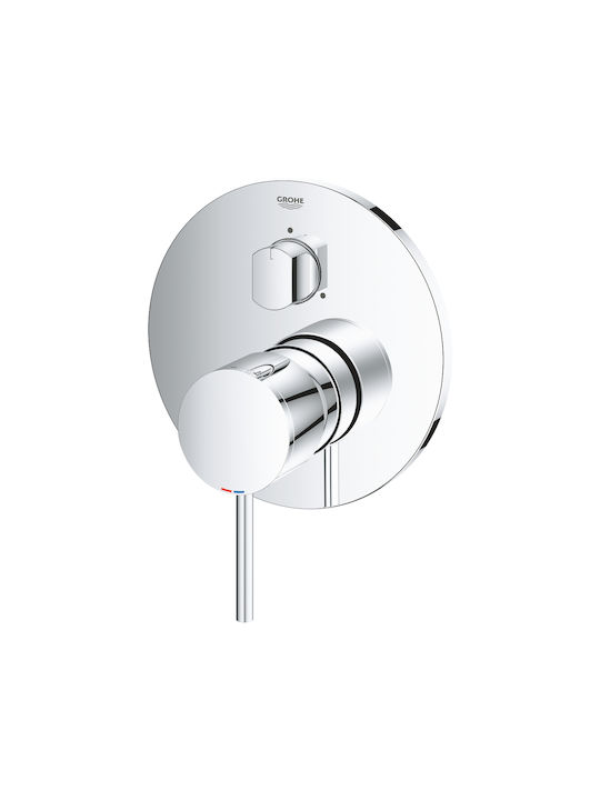 Grohe Atrio за душ кабина 3 изхода Сребрист