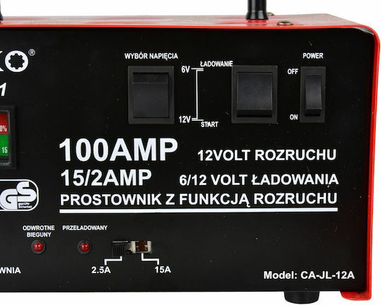 Geko Car and Motorcycle Battery Charger 6/12V