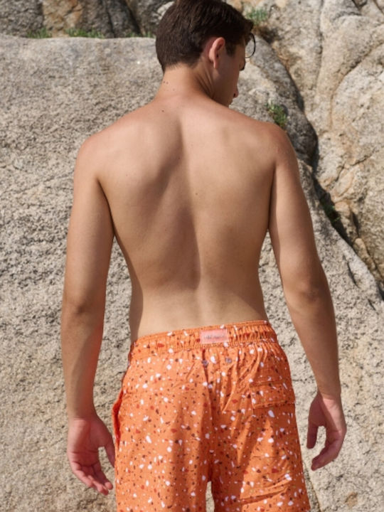 Nikama Herren Badebekleidung Shorts Orange