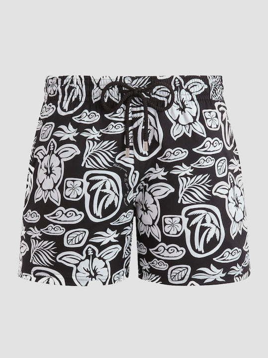 Herren Badebekleidung Shorts Black mit Mustern