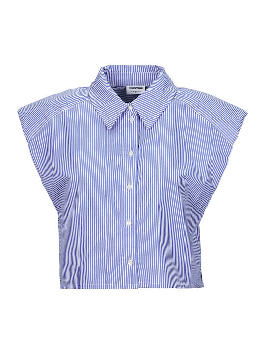 Women's Sleeveless Shirt Blue