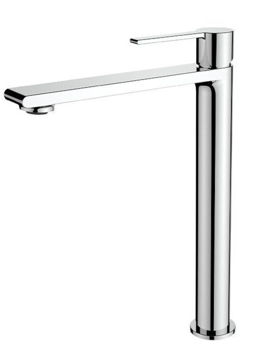 Orabella Mixing Tall Sink Faucet Silver