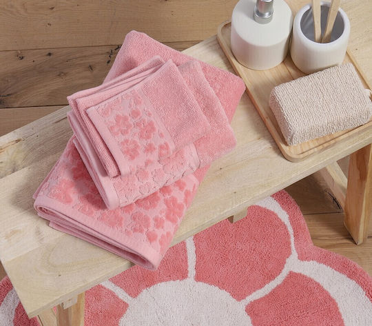Nef-Nef Homeware Hand Towel Sierra 30x50cm Sierra Rose Weight 500gr/m²