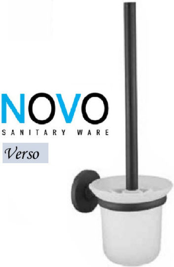Viospiral Glass Toilet Brush Black