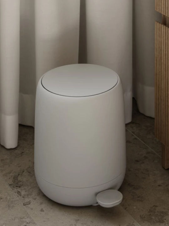 Blomus Kunststoff Badezimmer Mülleimer 5Es Beige