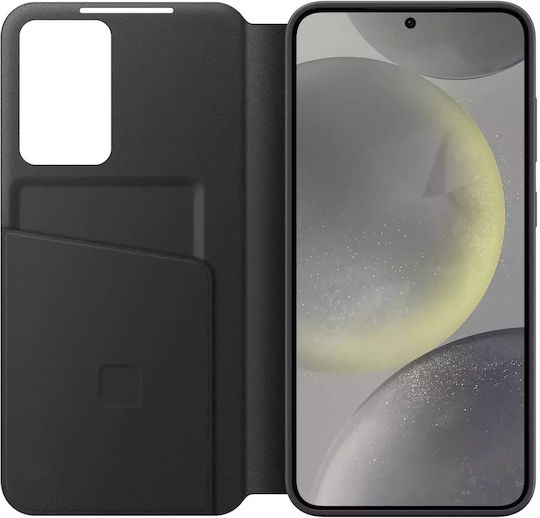 Samsung Smart View Wallet Silicone / Plastic Black (Galaxy S24)