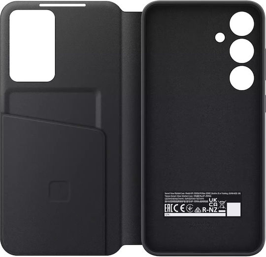 Samsung Smart View Wallet Silicone / Plastic Black (Galaxy S24)