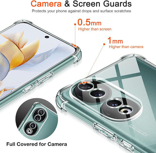 Techsuit Shockproof Clear Back Cover Σιλικόνης Διάφανο (Honor 90)