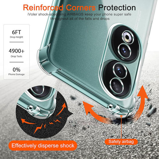 Techsuit Shockproof Clear Back Cover Σιλικόνης Διάφανο (Honor 90)