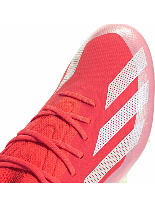 adidas X Crazyfast Elite Football Shoes with Cleats Solar Red / Cloud White / Team Solar Yellow 2