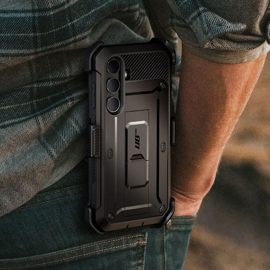 Supcase Unicorn Beetle Pro Umschlag Rückseite Kunststoff Schwarz (Samsung Galaxy S24)